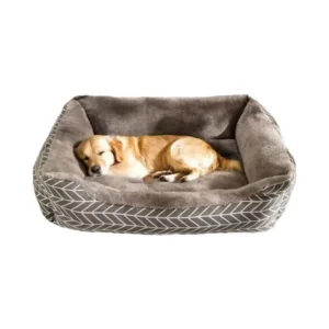 Large Waterproof Removable Washable Warm Dog Bed for Large Dogs Ultra Plush Faux Fur Pet Bed Warm Washable Dog Bed