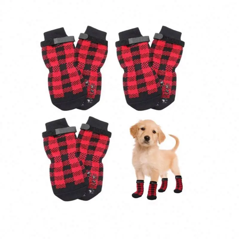 Large and Small Dog Shoes Pet Socks Foot Cover Cat and Dog Socks Outdoor Non slip Waterproof Shoes Large and Small Dog Shoes