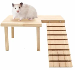 Latest Design Customized Small Animal Toy Cage Accessories Solid Wood Pet House