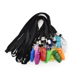 Lightweight Eco friendly Dog Training Clicker Whistle Positive Reinforcement Tool for Obedience Training Bite Command Plastic