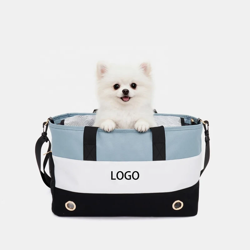 Lightweight Pet Carrier Bag for Small Dog and Cat 900D Cloth Durable Dog Carrier for Outdoor Pet Travel