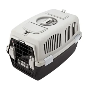 Lightweight Plastic Dog & Cat Outdoor Travel Carrier, Portable Pet Crate, Airline-Approved Pet Transport Box