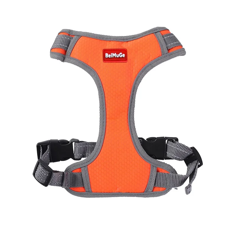 Lightweight Polyester Pet Harness with Integrated Chest Strap Simple Dog Leash for Easy Travel Fits Dogs and Cats