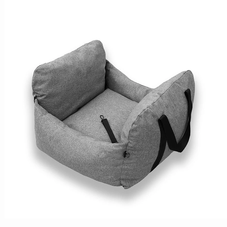 Lightweight Portable Indoor Outdoor Pet Carrier Bed with Storage Pockets