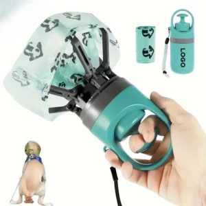 Lightweight Portable Poop Scooper Dogs Cats Eco-Friendly Waste Picker Built-In Bag Dispenser Pet Waste Disposal