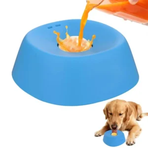 Liquid Treat Dog Lick Ball Bowl Interactive Slow Feeder Dog Bowls