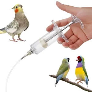Livestock Supplies 20ml Baby Bird Feeder Pet Feeding Bird Parrot Feeding Syringe Adjustable Hand raised Pets Bird Milk Feeder