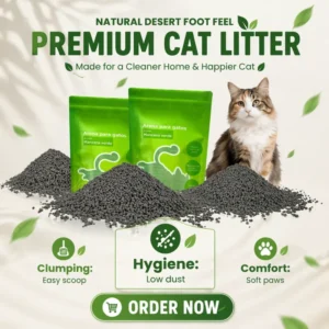 Low Dust Activated Carbon Bentonite Cat Litter Spherical Clumping Deodorizing Strong Absorption Antibacterial Odor Control Cat