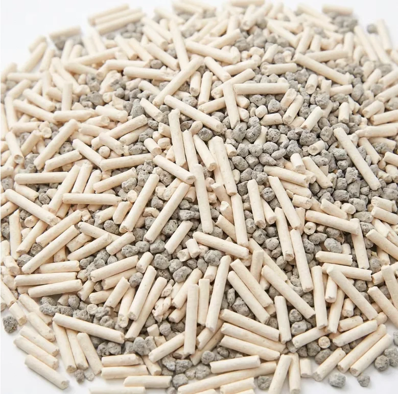 Low Dust Tofu Bentonite Mixed Cat Litter Dual Action Hybrid Cat Sand Fast Clumping Low Dust Pet Cat Litter