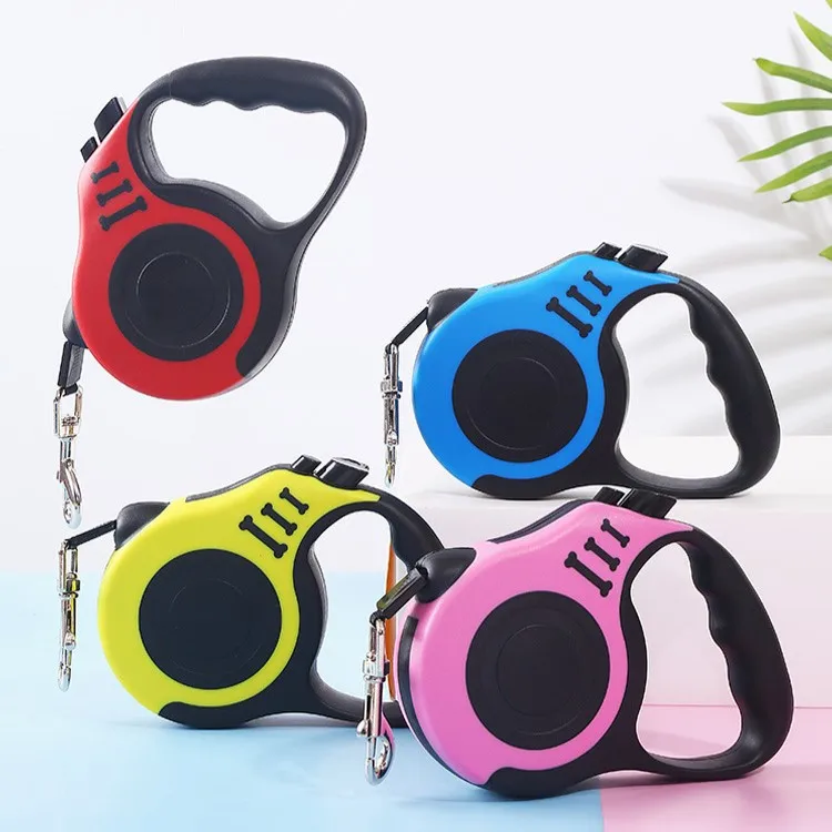 Low Price High Quality Stocked Pet Collar Hand Free Leash Supplies Dog Retractable Leash