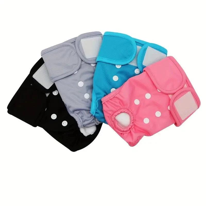 Low Price Washable Female Dog Pet Diaper Pants Mesh Cloth Reusable Female Dog Diapers