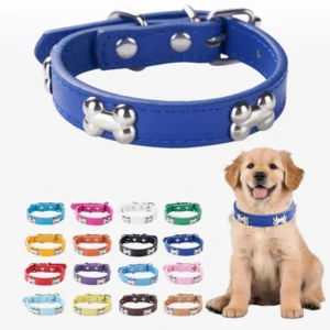 Luxurious Adjustable Nylon Pet Collar with Reflective Paw Print and Comfortable Polyester Bell
