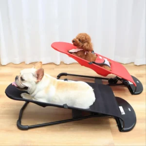 Luxurious High Quality Small Animal Pattern Pet Bed Folding Bear Kennel Hammock Summer Style Cloth for Dogs and Cats
