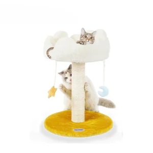 Luxury Cat Tree Scratcher Small Large Cat Cute Flower Type Climbing Frame Sisal Wood Scratching Post Pet Cat Furniture