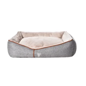 Luxury Eco Friendly Material Rectangular Pet Bed Removable Cover Soft Plush Pet Bed