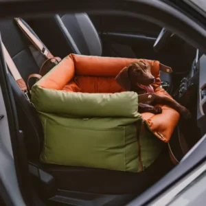 Luxury Eco friendly Anti Dirt Removable Washable Dog Nest Quadrate Solid Animal Pattern Portable Car Mounted Travel Made Cat
