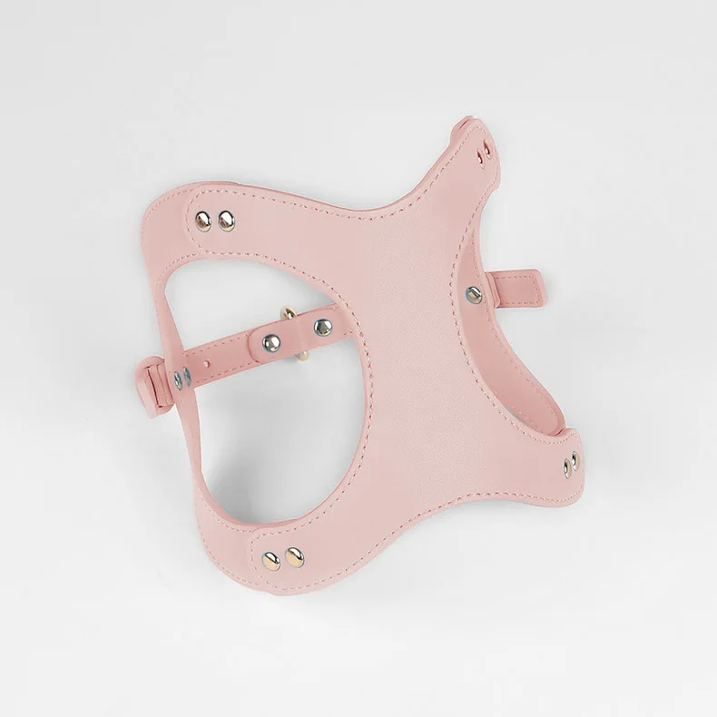 Luxury Elegant Pet Dog Harness Waterproof Soft PU Leather Durable and Fashionable Personalized Simple Style