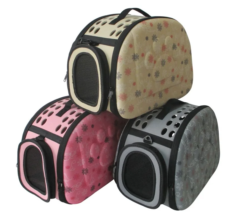 Luxury Foldable Square Light Weight Portable Pet Backpacks Travel Bag for Dogs Airline Approved Cat Carriers