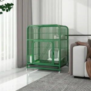 Luxury Heavy Duty Multi Level Stainless Steel Pet Cat Cage for Household Backyard Indoor Outdoor Camping