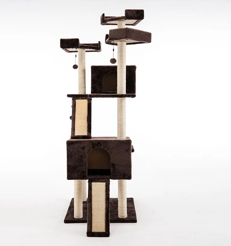 Luxury Large Manufacturer Cat Tree Scratcher Kitten Cat Tower Condo Cat Tree Furniture