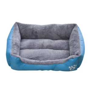 Luxury Large Plush Dog Pet Bed Comfortable Cozy Modern Style Eco Friendly Solid Animal Pattern Waterproof Winter Sunggle Sofa
