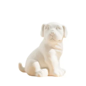 Luxury Leopard Print Handmade Ceramic Pet Funeral Burial Urn for Home & Outdoor Display Eco Friendly Dog Memorial Biodegradable