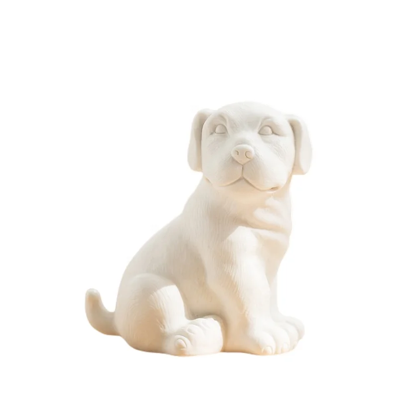 Luxury Leopard Print Handmade Ceramic Pet Funeral Burial Urn for Home & Outdoor Display Eco Friendly Dog Memorial Biodegradable