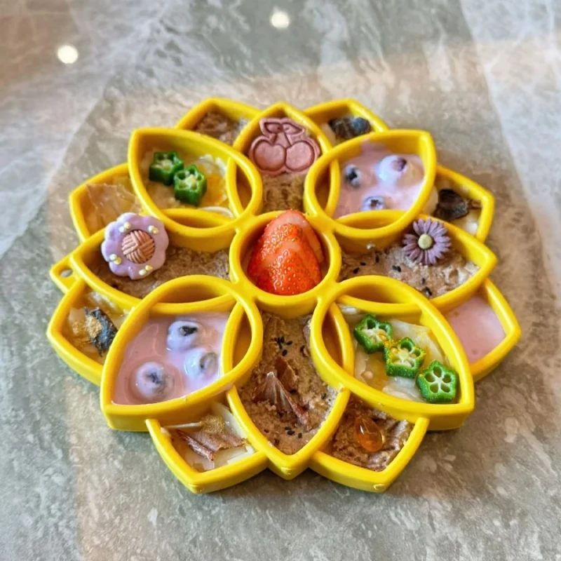 Luxury Modern Food Grade Silicone Slow Feeder Bowl With Strong Suction for Dog Cat Feeding Educational Feeder Pet Food Bowl