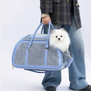 Luxury Modern Pattern Pet Carriers Custom Logo Portable Backpack Breathable Mesh Window Outdoor Zipper Small Dog Travel Bag