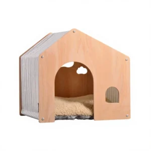 Luxury Modern Solid Wood Four Seasons Dog Kennel with Pet Furniture for All Seasons
