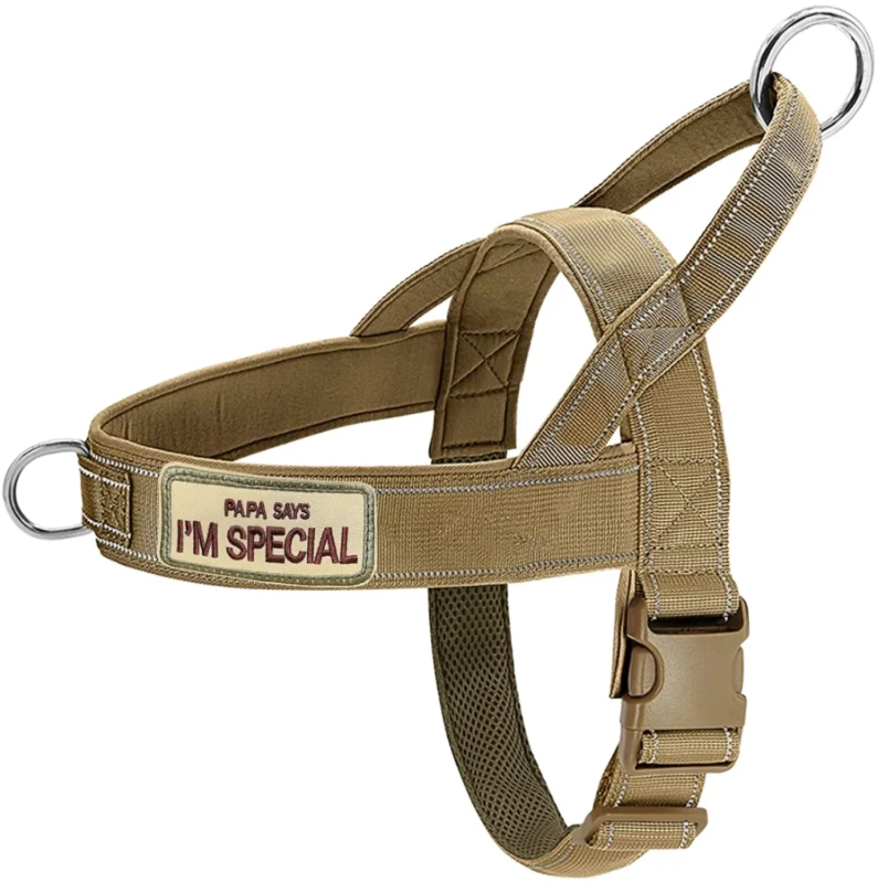 Luxury Neoprene Nylon Dog Harness with Quick Release Buckle and Adjustable Fit