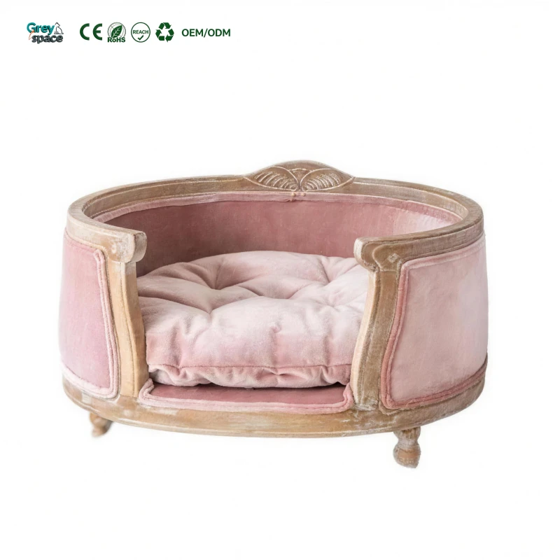 Luxury Oxford Fabric Collapsible Portable Protective Dog and Cat Kennel Sofa Bed for Small Animals