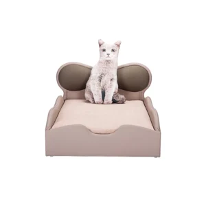 Luxury Pet Bed Accessories Large Cotton Oxford Dog Bed Cat Sofa Washable Velvet Rubber Faux Fur New Design Pet House