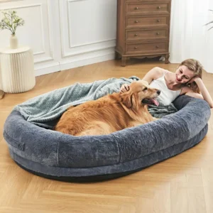 Luxury Pet Bed Custom Orthopedic DurablevPet Bed for Human Dog Kennel High Quality