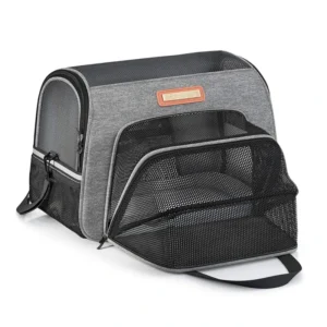 Luxury Pet Carrier Airline Approved Premium Under Seat Compatibility for Dogs and Cats Pet Supplies