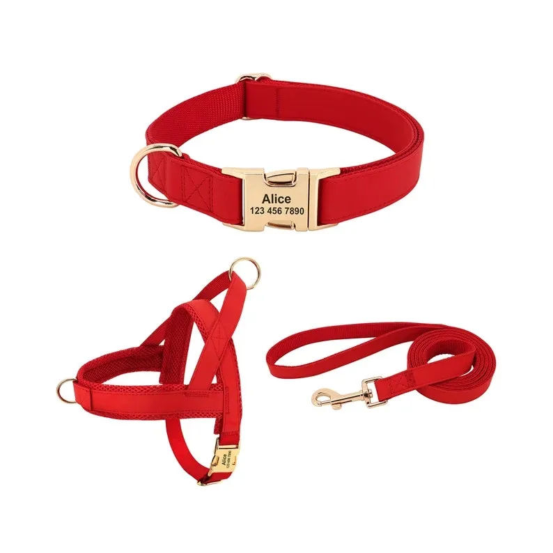 Luxury Pet Harness Pulling Nylon Fashion Training Custom Dog Harness Pet Harness Sets