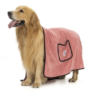 Luxury Pet Microfiber Bath Cleaning Towel Eco Friendly Fiber Dryer with Embroidered Logo for Cat or Dog