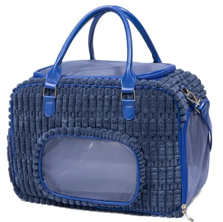 Luxury Portable Pet Carriers Multifunction Breathable PU Sacs Dog&Cat Bags for Pet Travel Custom Logo