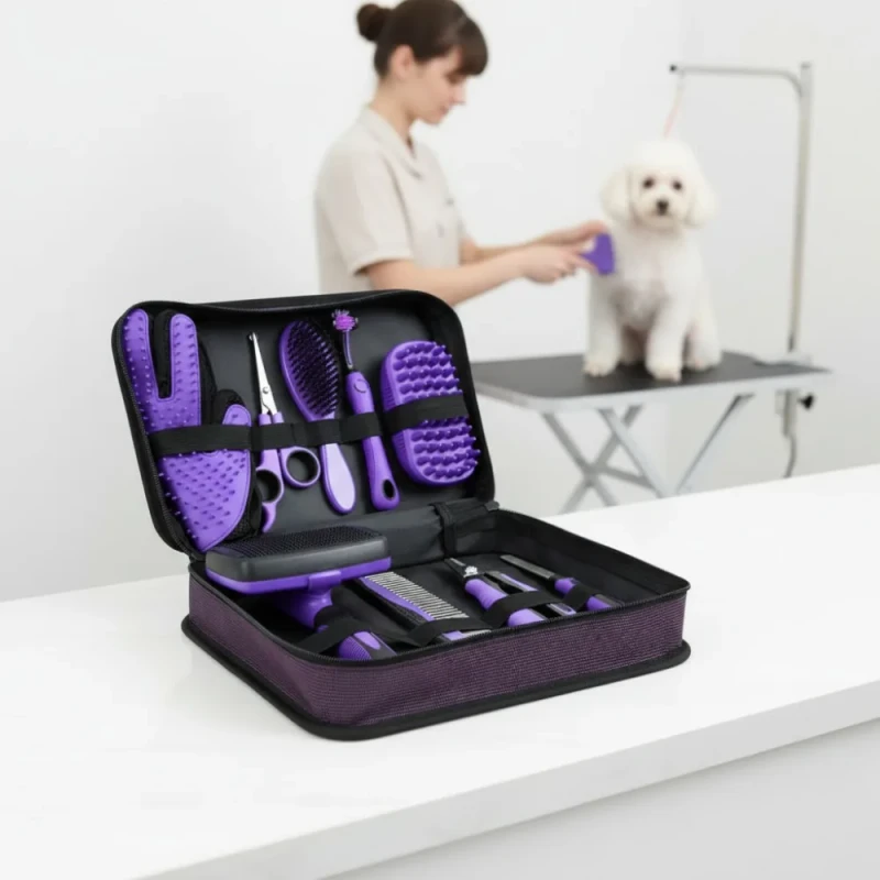 Luxury Portable cat Grooming Kit Eco Friendly Hair Removal Pet Shaver for Dog Cat Puppy Animal Daily Grooming Cleaning