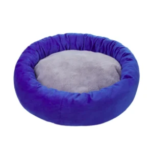 Luxury Solid Round PV Plush Pet Nest Soft Washable Fleece Bed XL Winter & Accessories for Dogs and Other Animals
