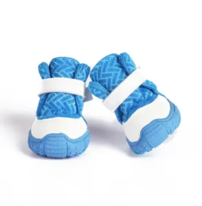 Luxury Summer Pet Socks Winter Waterproof Breathable Dog Shoes Non Slip Reflective Solid Pattern Fashion Boot Made Cloth Rubber