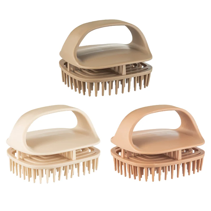 Luxury TPE Eco Friendly Cute Pet Cat Bath Brush Scalp Massage Hair Cleaning Grooming Stocked Product Indoor Bathroom Use