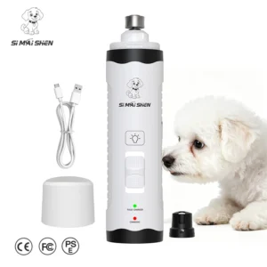 M3 USB Rechargeable Pet Cleaning & Grooming Products Dog Nail Clipper in Stock Ready to Ship Electric Paw Trimmer