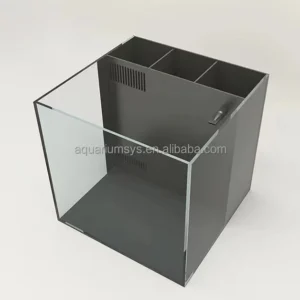 M30 Eco Friendly Square Glass Aquarium for Reef & Freshwater Fish Tank Kitchen & Living Room Use 15-90L Capacity