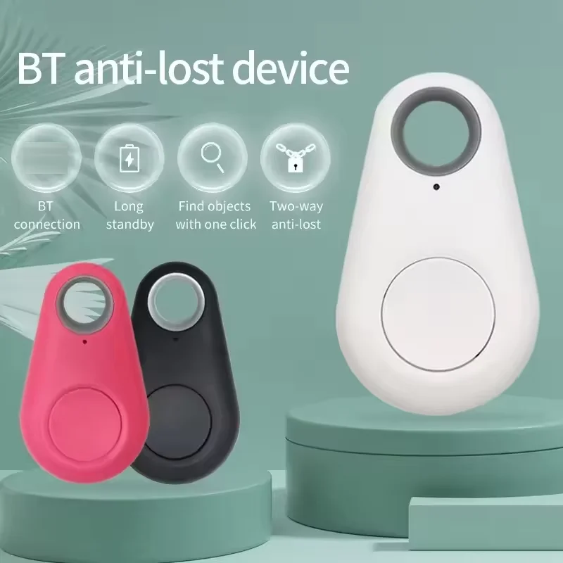 MINI Tracker Stylish Water Drop Shape Wireless BT Keychain Tracker Anti Lost Gadget for Keys Pets and Luggage