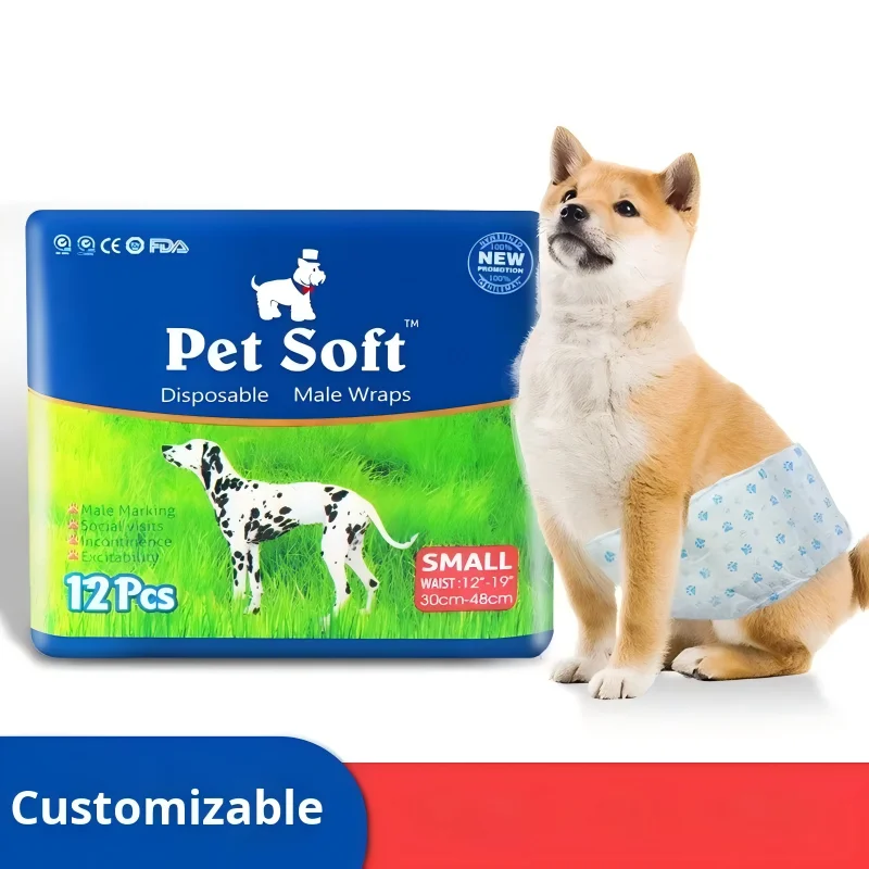 Male Female Disposable Super Absorbent Comfortable Dog Menstrual Pants Pet Supplies Dog Diapers