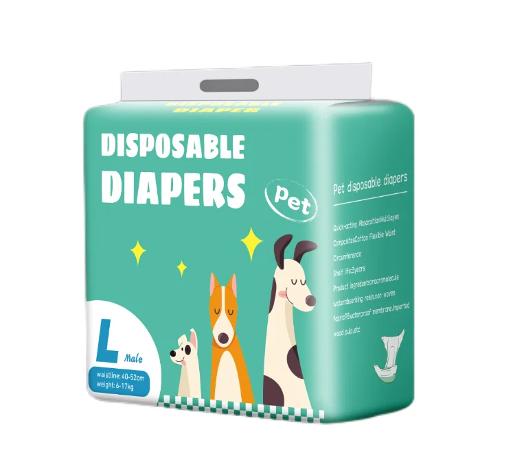 Male and Female Puppy Diaper High Quality Disposable Pet Dogs Diapers