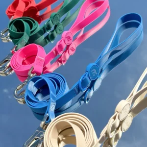 Manufacture Custom Logo Waterproof Nylon Solid Pet Dog Harness Set with Collar and Leash