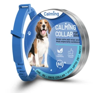 Manufacturer Adjustable Pet Lavender Oil Scented Calming Collars Excessive Barking Control for Dogs
