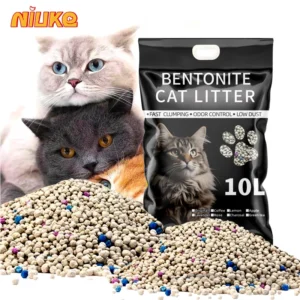 Manufacturer Bentonite Cat Litter Sand Dust free Ball Shape 5L 10L 25L Bentonite Cat Litter